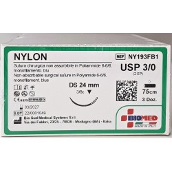 NYLON 3/0 DS24 BIOMED